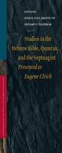 Cover: Studies in the Hebrew Bible, Qumran, and the Septuagint - Brill
