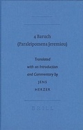 Cover: 4 Baruch (Paraleipomena Jeremiou) - Brill