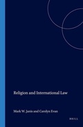 Cover: Religion and International Law - Martinus Nijhoff