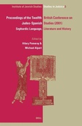 Cover: Proceedings of the Twelfth British Conference on Judeo-Spanish Studies, 24-26 June, 2001 - Brill