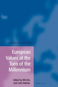 Cover: European Values at the Turn of the Millennium - Brill