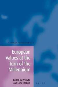 Enlarge image Cover: European Values at the Turn of the Millennium - Brill