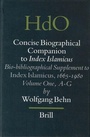 Cover: Concise Biographical Companion to Index Islamicus - Brill