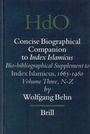 Cover: Concise Biographical Companion to Index Islamicus - Brill