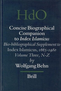 Enlarge image Cover: Concise Biographical Companion to Index Islamicus - Brill