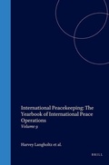 Cover: International Peacekeeping: The Yearbook of International Peace Operations - Martinus Nijhoff