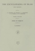 Cover: Encyclopaedia of Islam, Index of Subjects - Brill