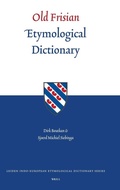 Cover: Old Frisian Etymological Dictionary - Brill