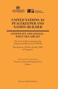 Cover: United Nations as Peacekeeper and Nation-Builder - Martinus Nijhoff