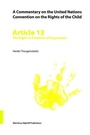 Cover: A Commentary on the United Nations Convention on the Rights of the Child, Article 13: The Right to Freedom of Expression - Martinus Nijhoff