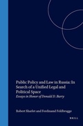 Cover: Public Policy and Law in Russia: In Search of a Unified Legal and Political Space - Martinus Nijhoff