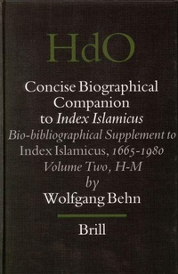 Enlarge image Cover: Concise Biographical Companion to Index Islamicus - Brill
