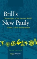 Cover: Chronologies of the Ancient World - Brill