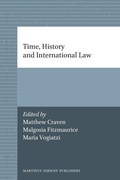 Cover: Time, History and International Law - Martinus Nijhoff