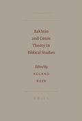 Cover: Bakhtin and Genre Theory in Biblical Studies - Brill