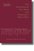 Cover: The International Year Book and Statesmen's Who's Who 2008 - Brill