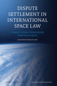 Abbildung von: Dispute Settlement in International Space Law - Martinus Nijhoff