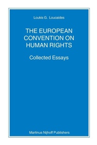 Enlarge image Cover: The European Convention on Human Rights - Martinus Nijhoff