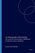 Cover: An Ethnography of Knowledge - Brill