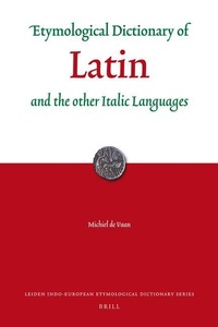 Abbildung von: Etymological Dictionary of Latin - Brill