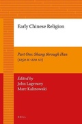 Cover: Early Chinese Religion, Part One: Shang through Han (1250 BC-220 AD) (2 vols.) - Brill