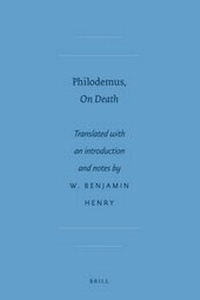Enlarge image Cover: Philodemus, On Death - Brill