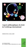 Cover: Aspects philosophiques du droit de l'arbitrage international - Martinus Nijhoff