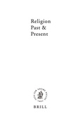 Cover: Religion Past and Present, Volume 14 Index - Brill