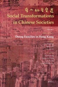 Cover: Doing Families in Hong Kong - Brill