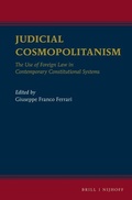 Cover: Judicial Cosmopolitanism - Martinus Nijhoff