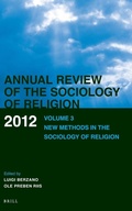 Cover: Annual Review of the Sociology of Religion. Volume 3 (2012) - Brill