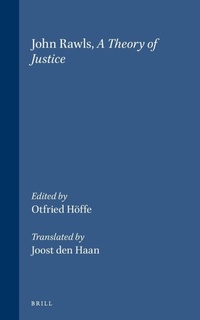 Enlarge image Cover: John Rawls, A Theory of Justice - Brill
