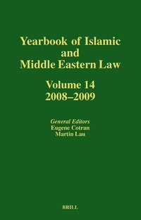 Abbildung von: Yearbook of Islamic and Middle Eastern Law, Volume 14 (2008-2009) - Brill