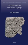 Cover: Sociolinguistics of the Luvian Language - Brill