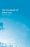 Cover: The Yearbook of Polar Law Volume 1, 2009 - Martinus Nijhoff