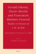 Cover: Gerald Odonis, Doctor Moralis and Franciscan Minister General - Brill