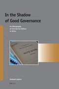 Cover: In the Shadow of Good Governance - Brill