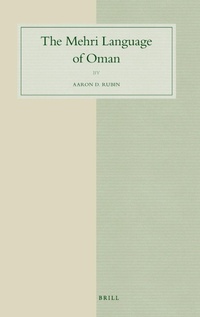 Enlarge image Cover: The Mehri Language of Oman - Brill