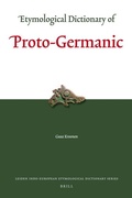 Cover: Etymological Dictionary of Proto-Germanic - Brill