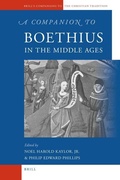 Cover: A Companion to Boethius in the Middle Ages - Brill