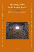 Cover: Spaces of Justice in the Roman World - Brill