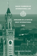 Cover: Hague Yearbook of International Law / Annuaire de La Haye de Droit International, Vol. 23 (2010) - Martinus Nijhoff