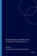Cover: Rural Resistance in South Africa - Brill
