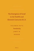 Cover: The Emergence of Israel in the Twelfth and Eleventh Centuries B.C.E. - Brill