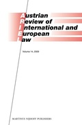 Cover: Austrian Review of International and European Law, Volume 14 (2009) - Martinus Nijhoff