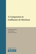 Cover: A Companion to Guillaume de Machaut - Brill