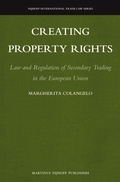 Cover: Creating Property Rights - Martinus Nijhoff