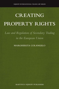 Enlarge image Cover: Creating Property Rights - Martinus Nijhoff