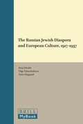 Cover: The Russian Jewish Diaspora and European Culture, 1917-1937 - Brill