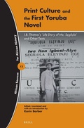 Cover: Print Culture and the First Yoruba Novel - Brill